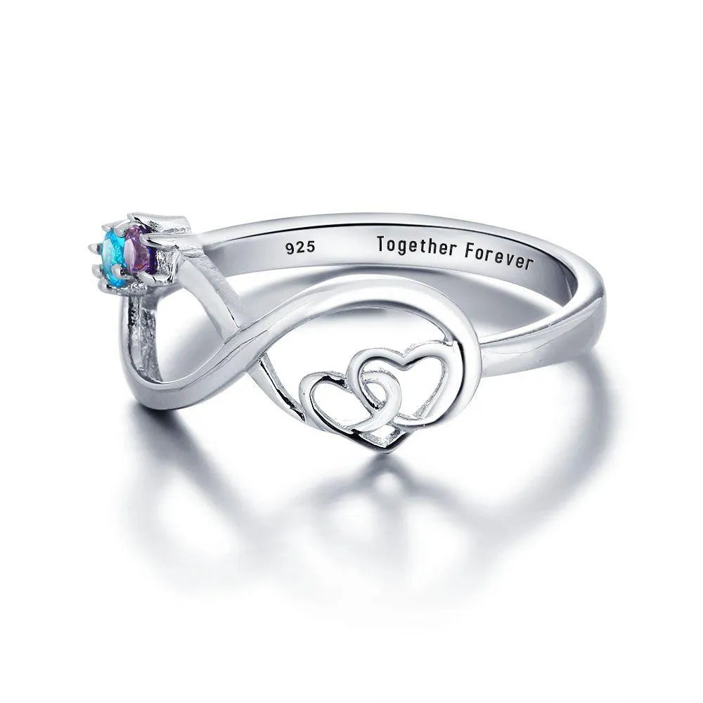 Infinity Birthstone Ring
