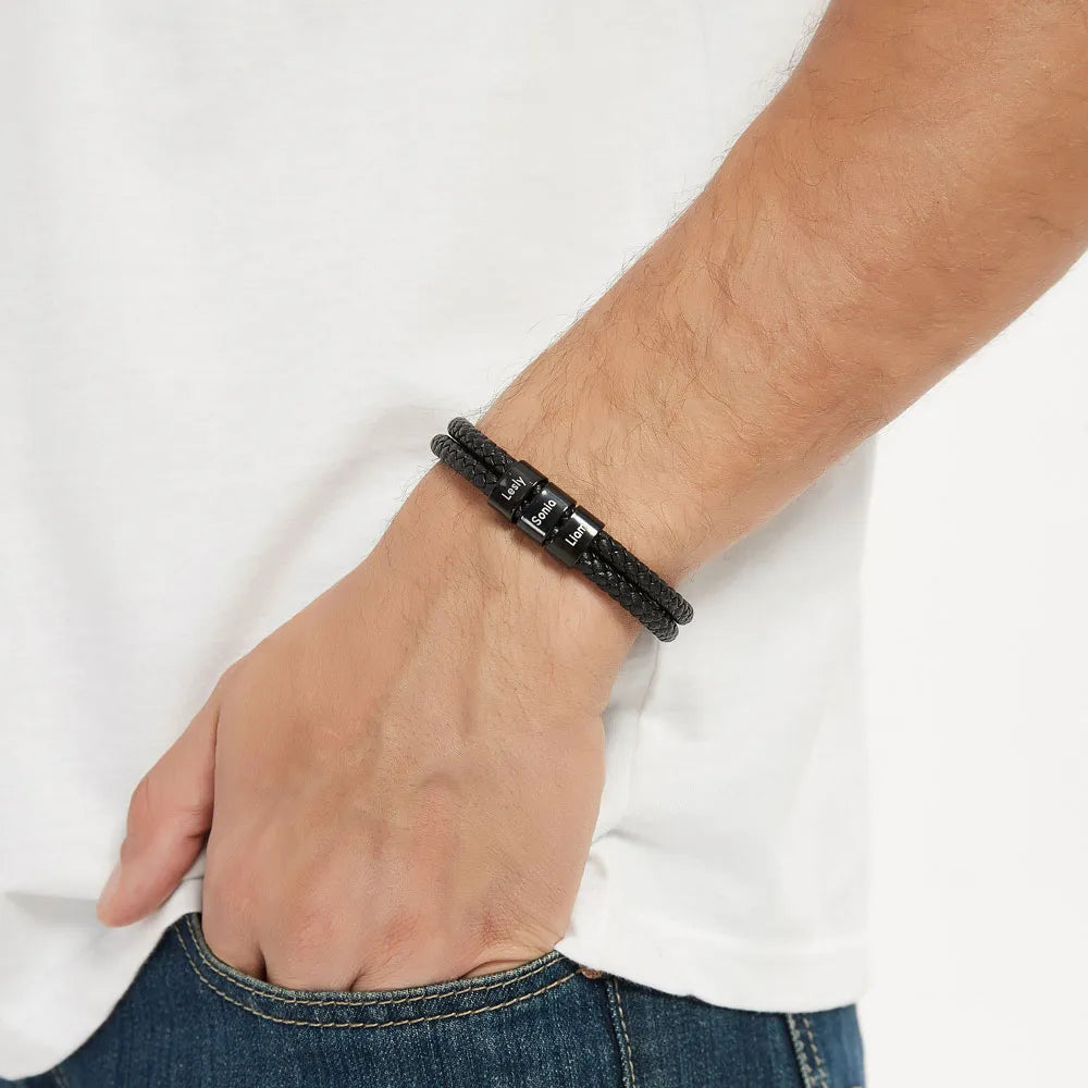Name Bracelet - Black