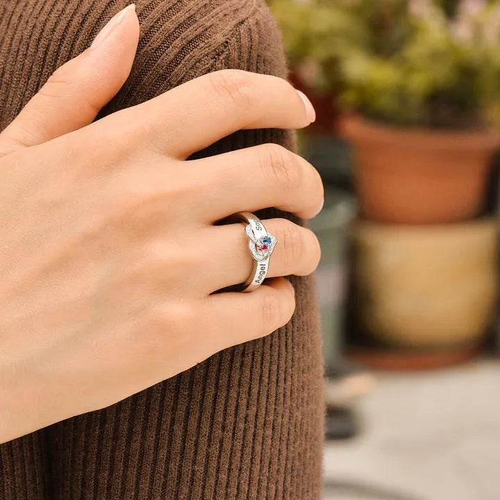 Eternal Heart Birthstone Ring