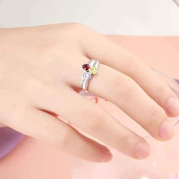 Birthstone Ring Trio