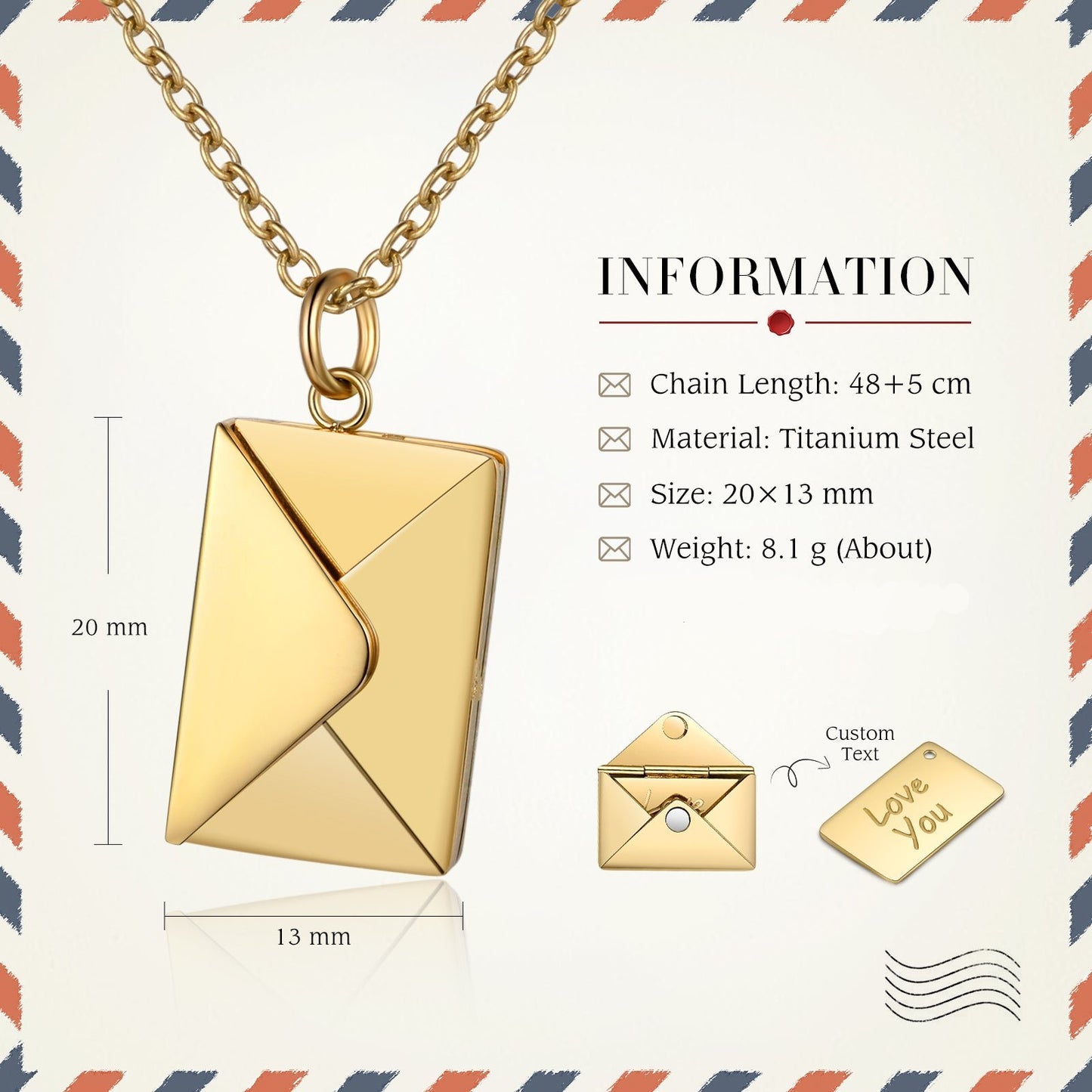 Love Letter Locket Necklace