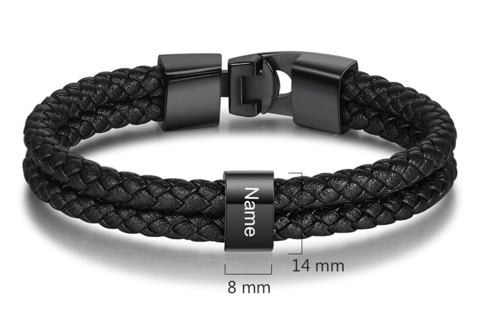 Name Bracelet - Black