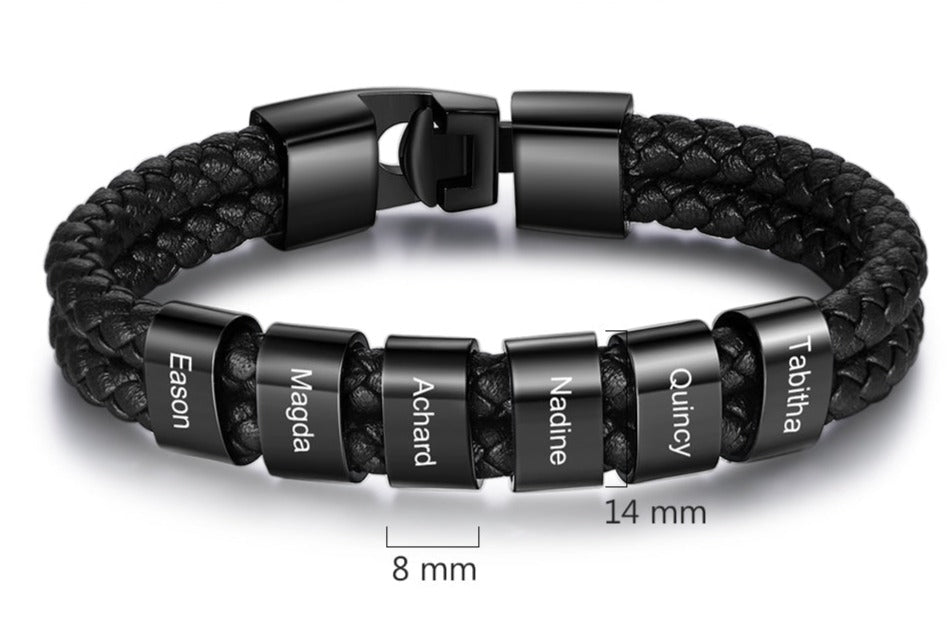 Name Bracelet - Black