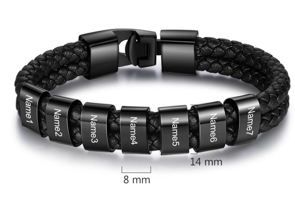 Name Bracelet - Black