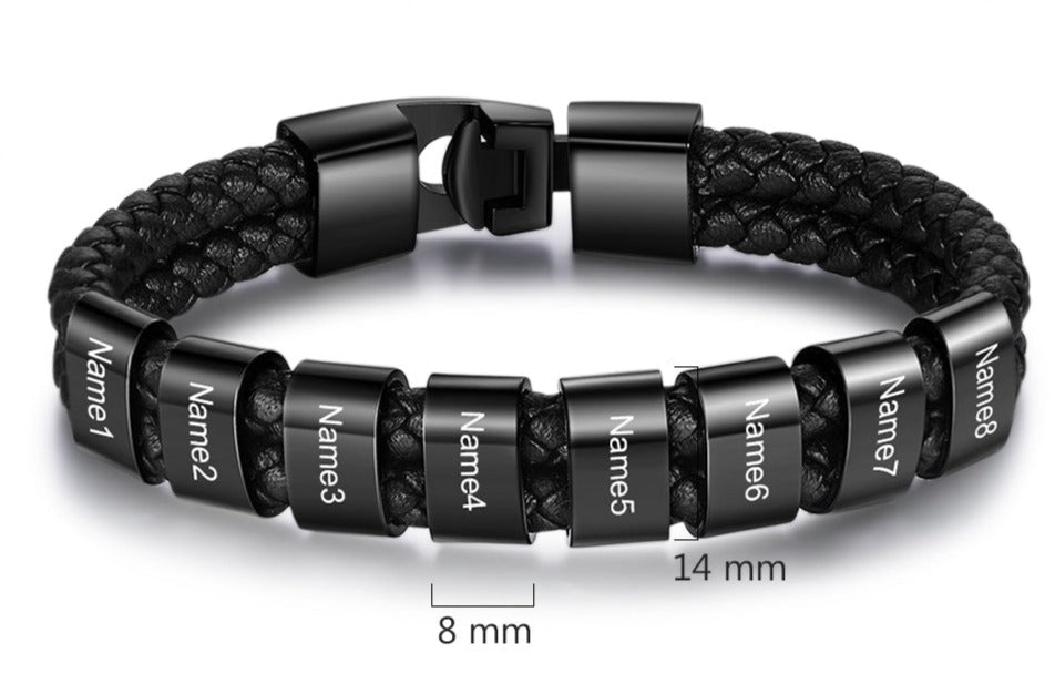 Name Bracelet - Black