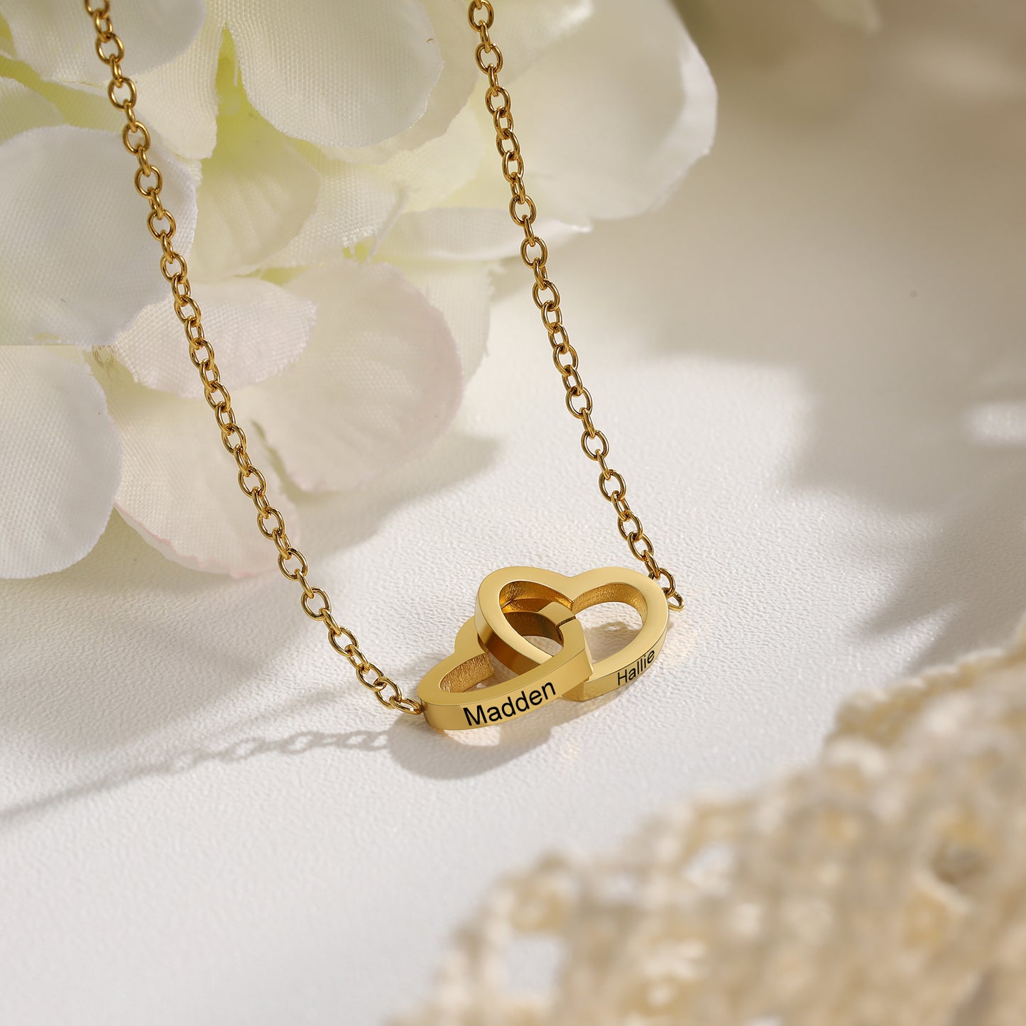 Interlocked Heart Necklace