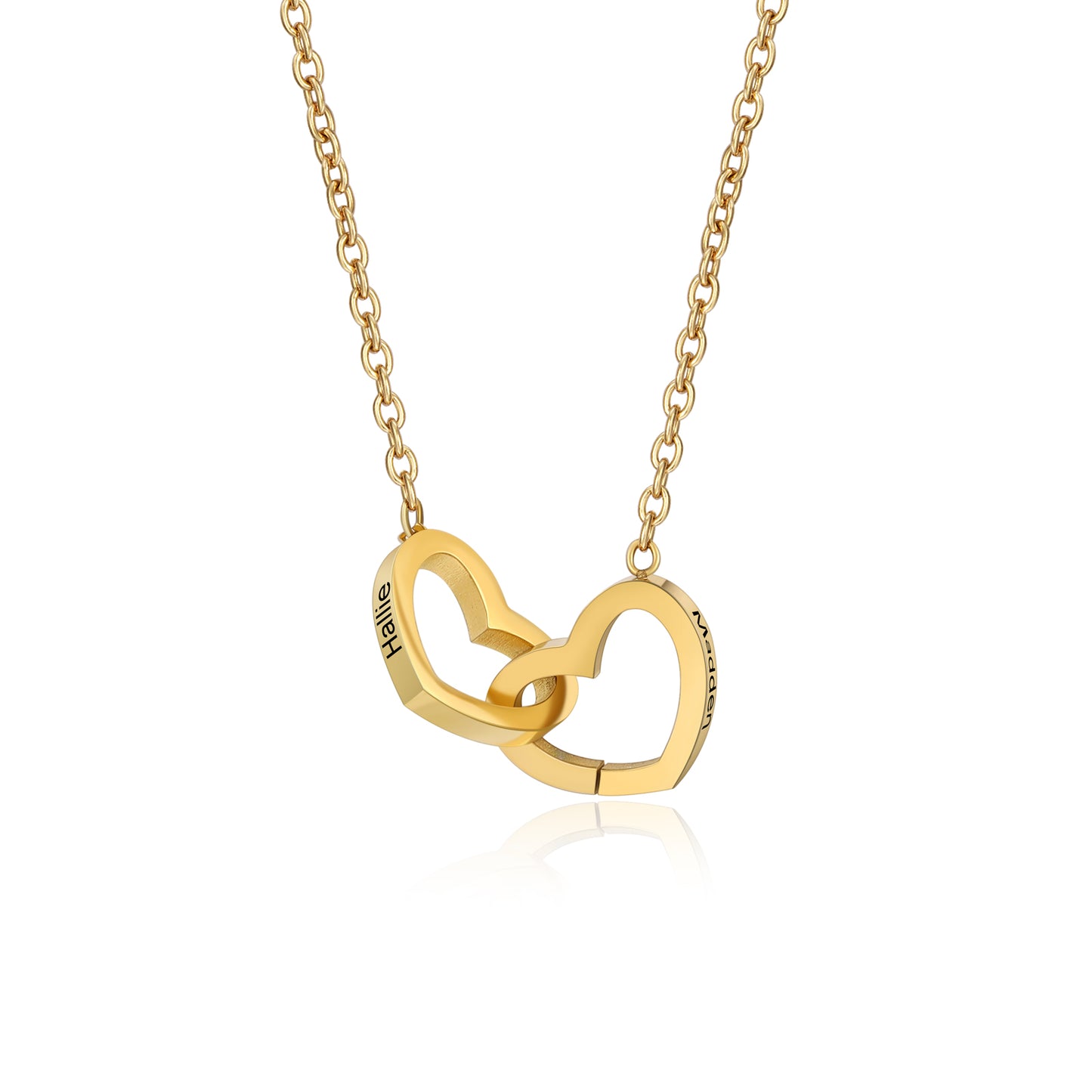 Interlocked Heart Necklace