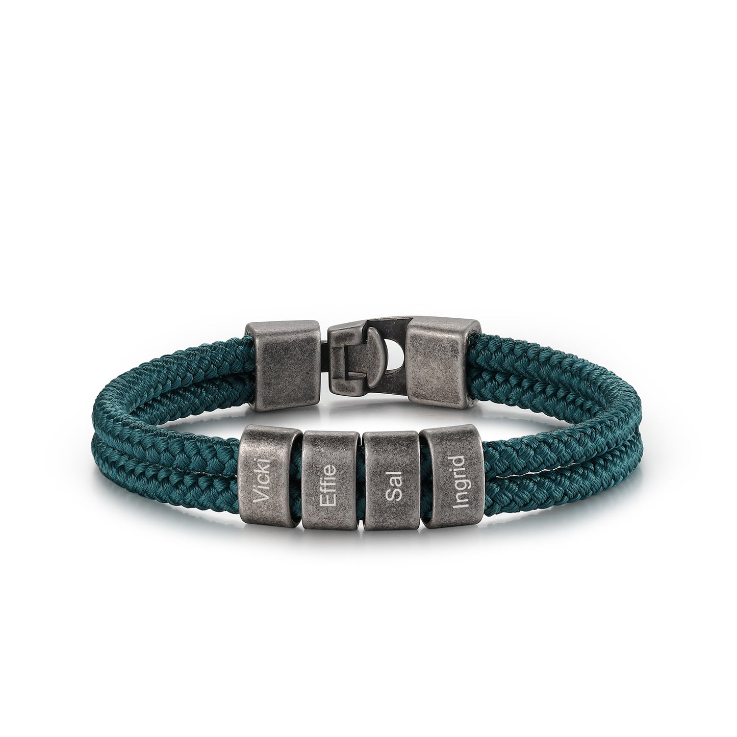 Name Bracelet - Teal