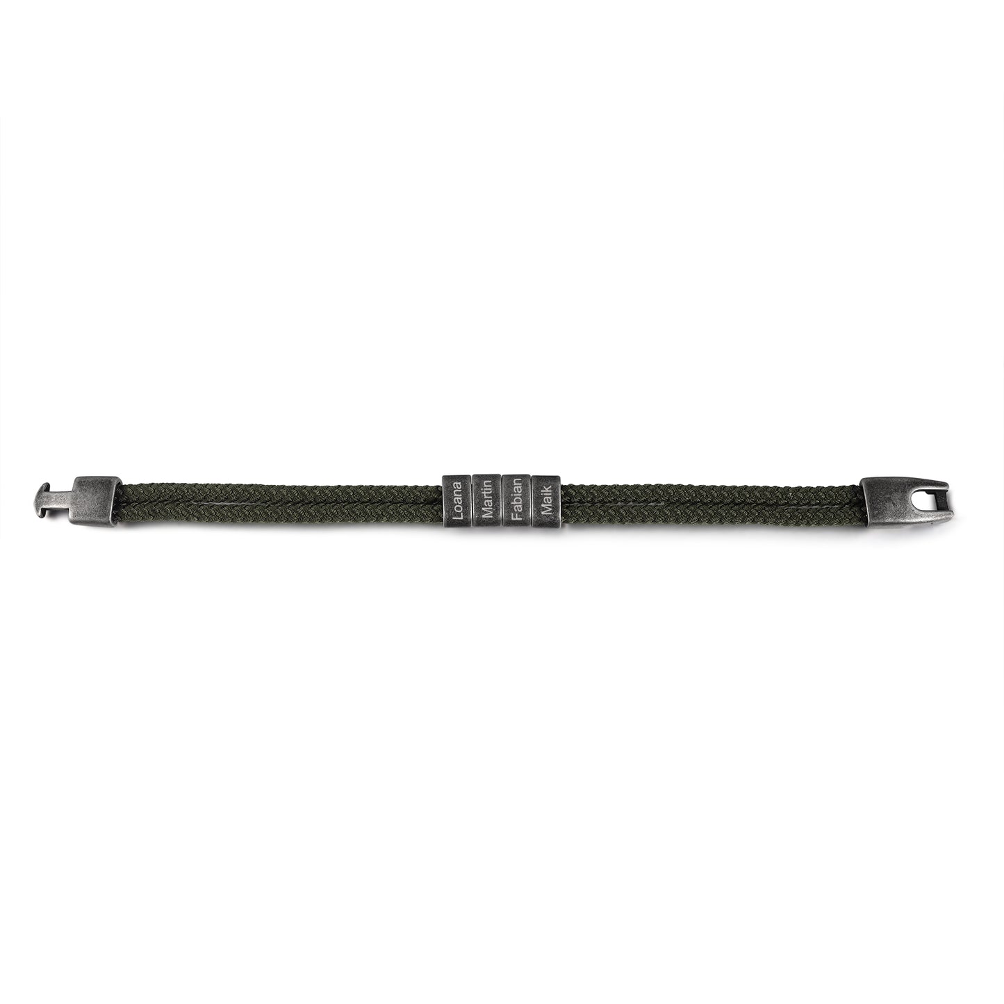 Name Bracelet - Army Green