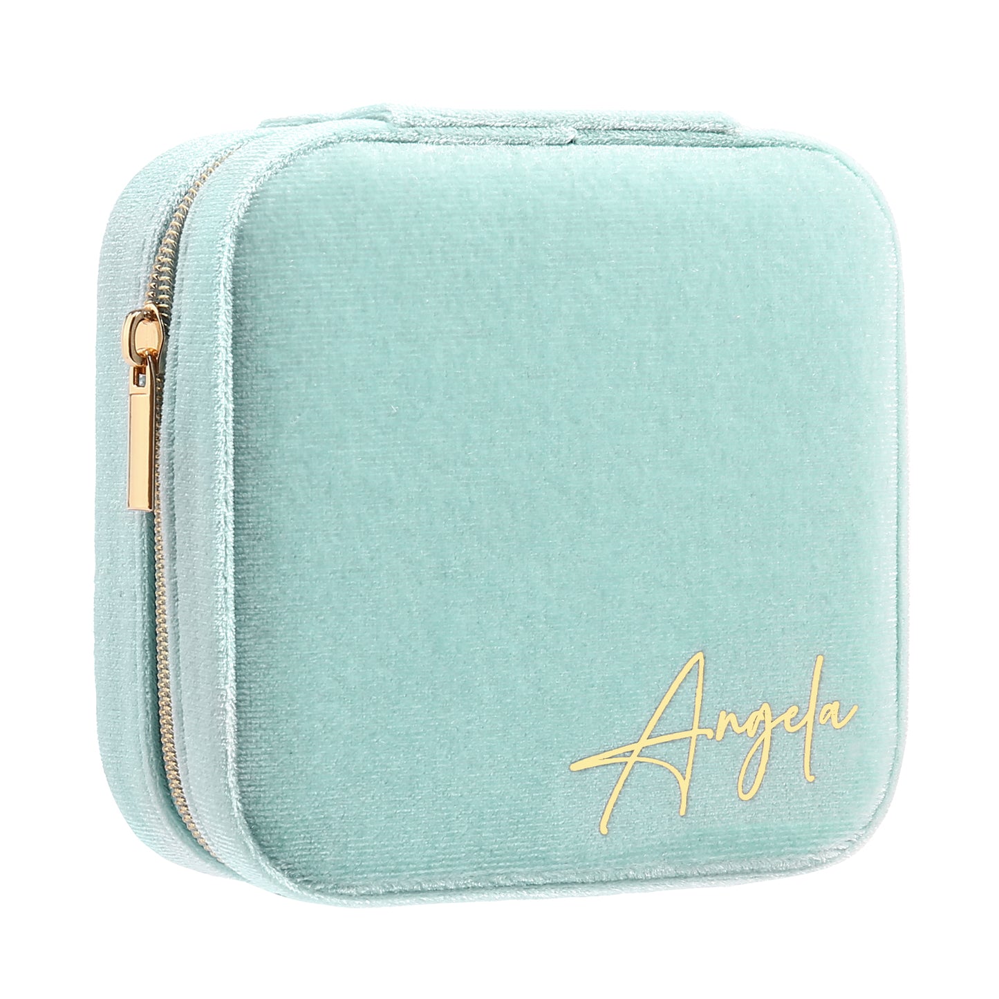 Personalized Velvet Jewelry Bag