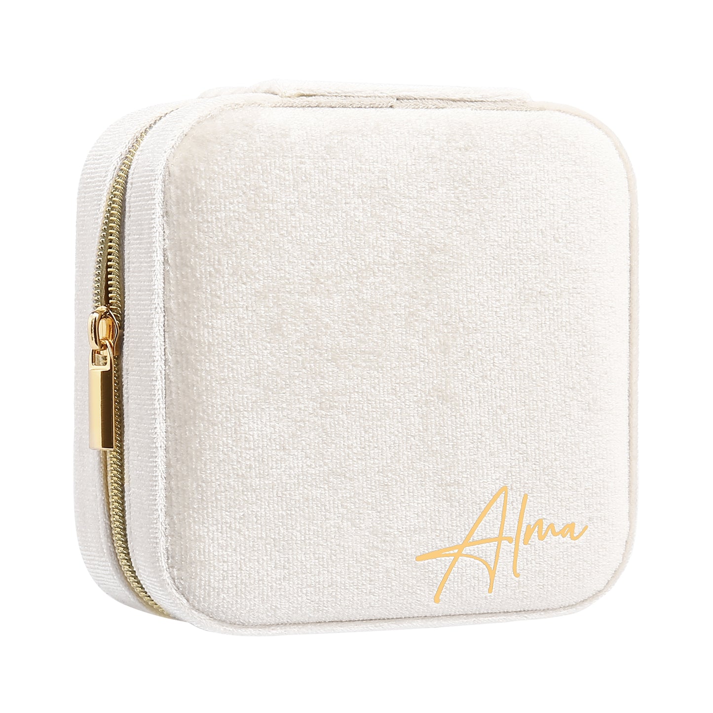Personalized Velvet Jewelry Bag