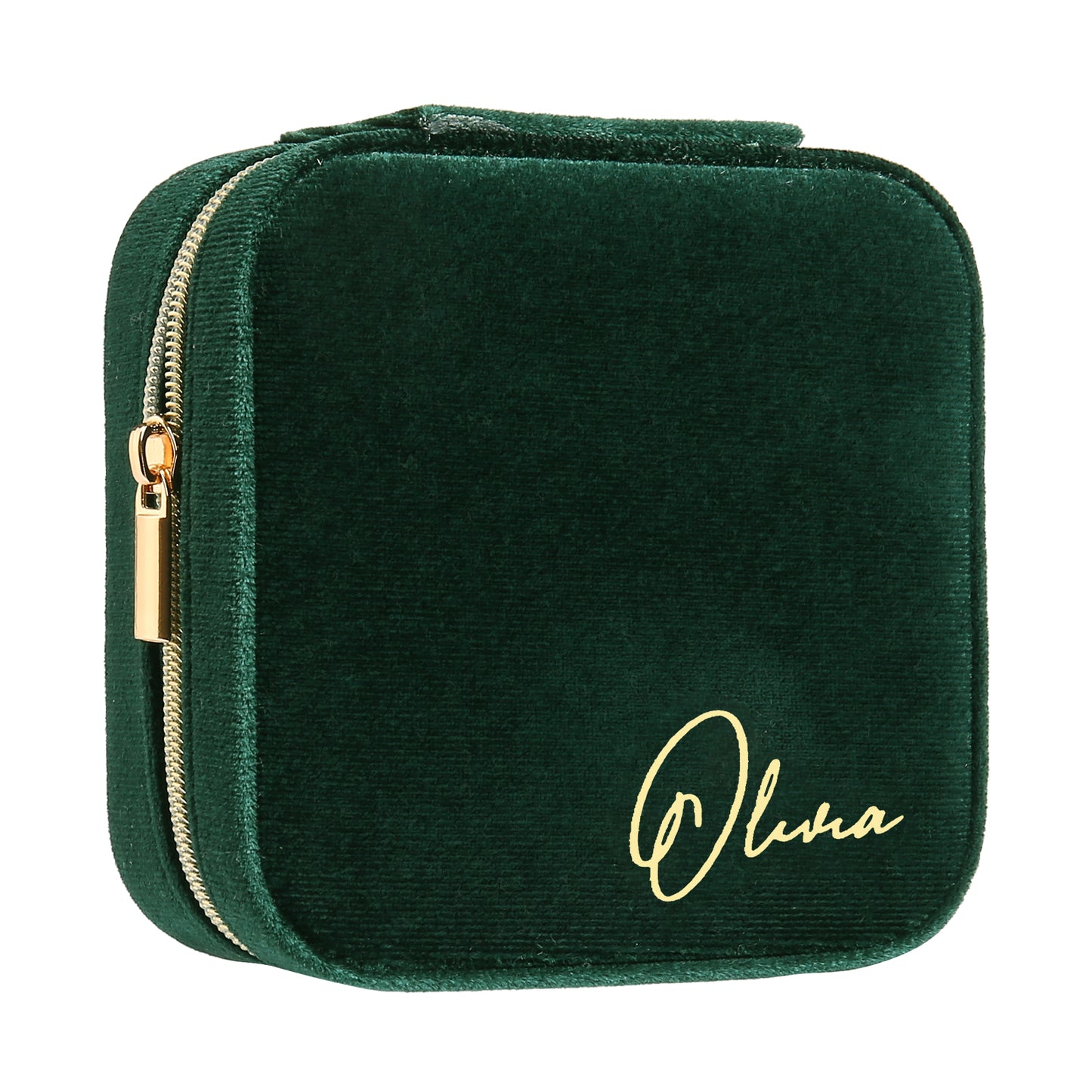 Personalized Velvet Jewelry Bag