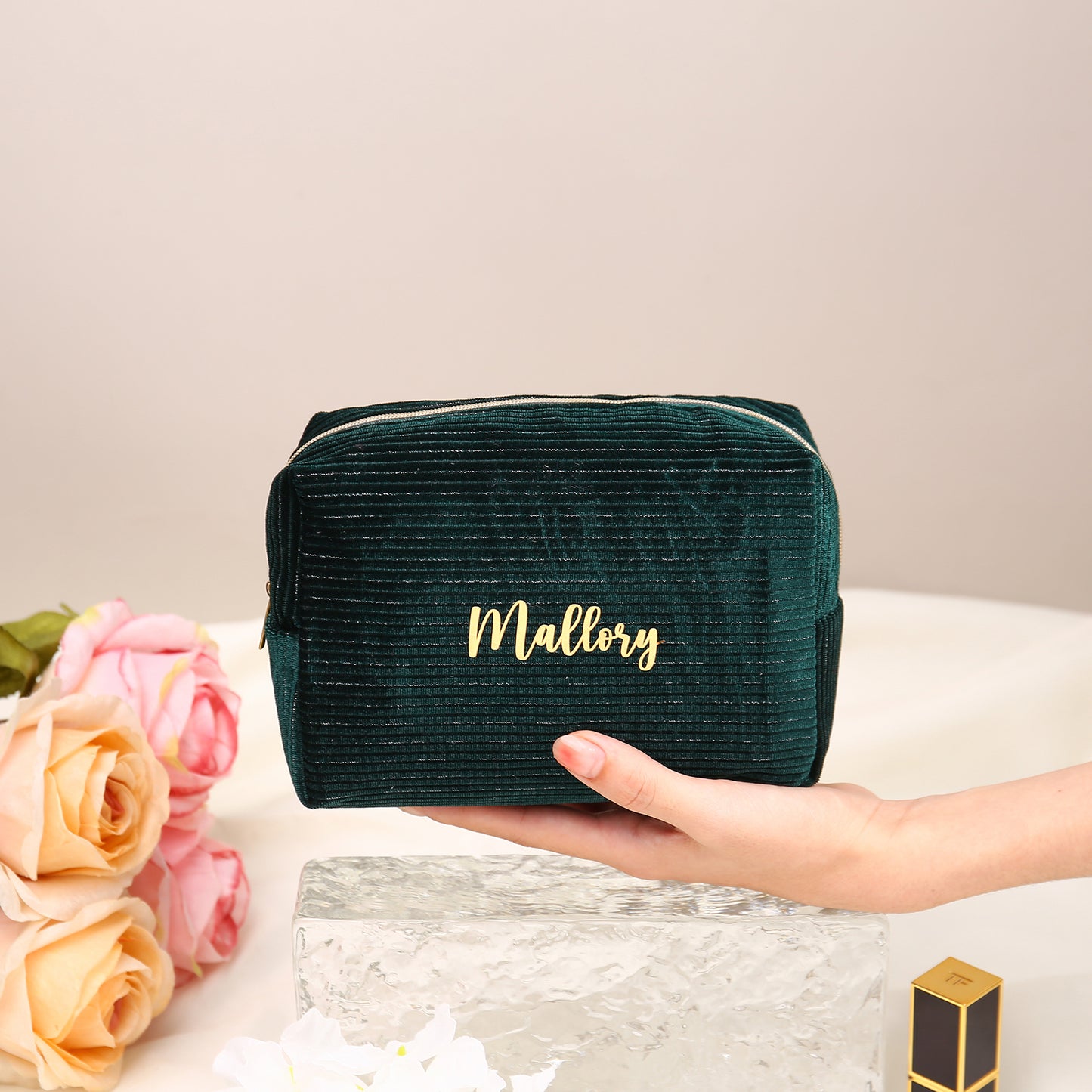 Personalized Corduroy Bag