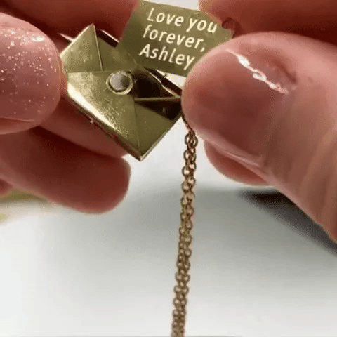 Love Letter Locket Necklace