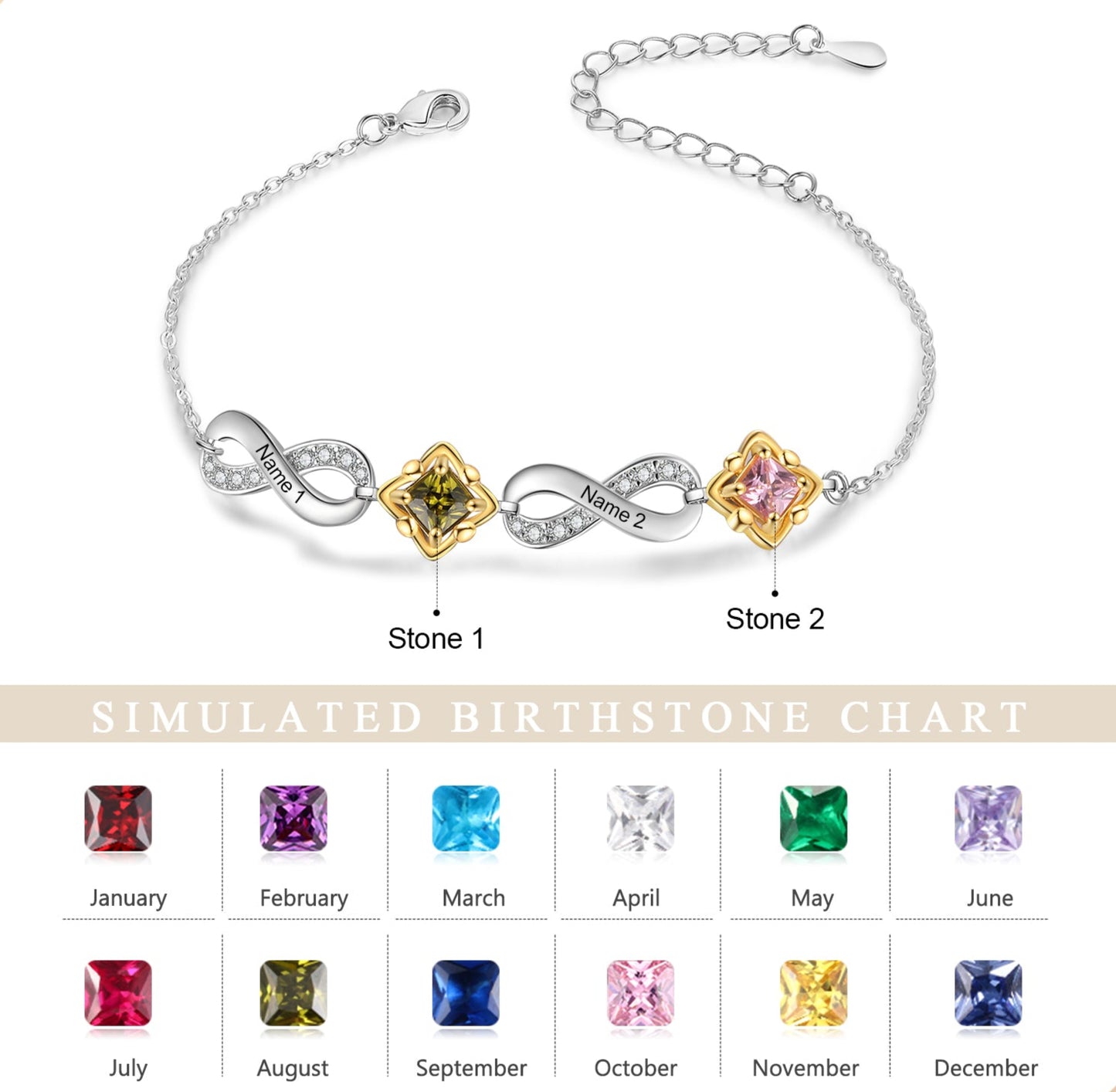 Diamond Birthstone Bracelet