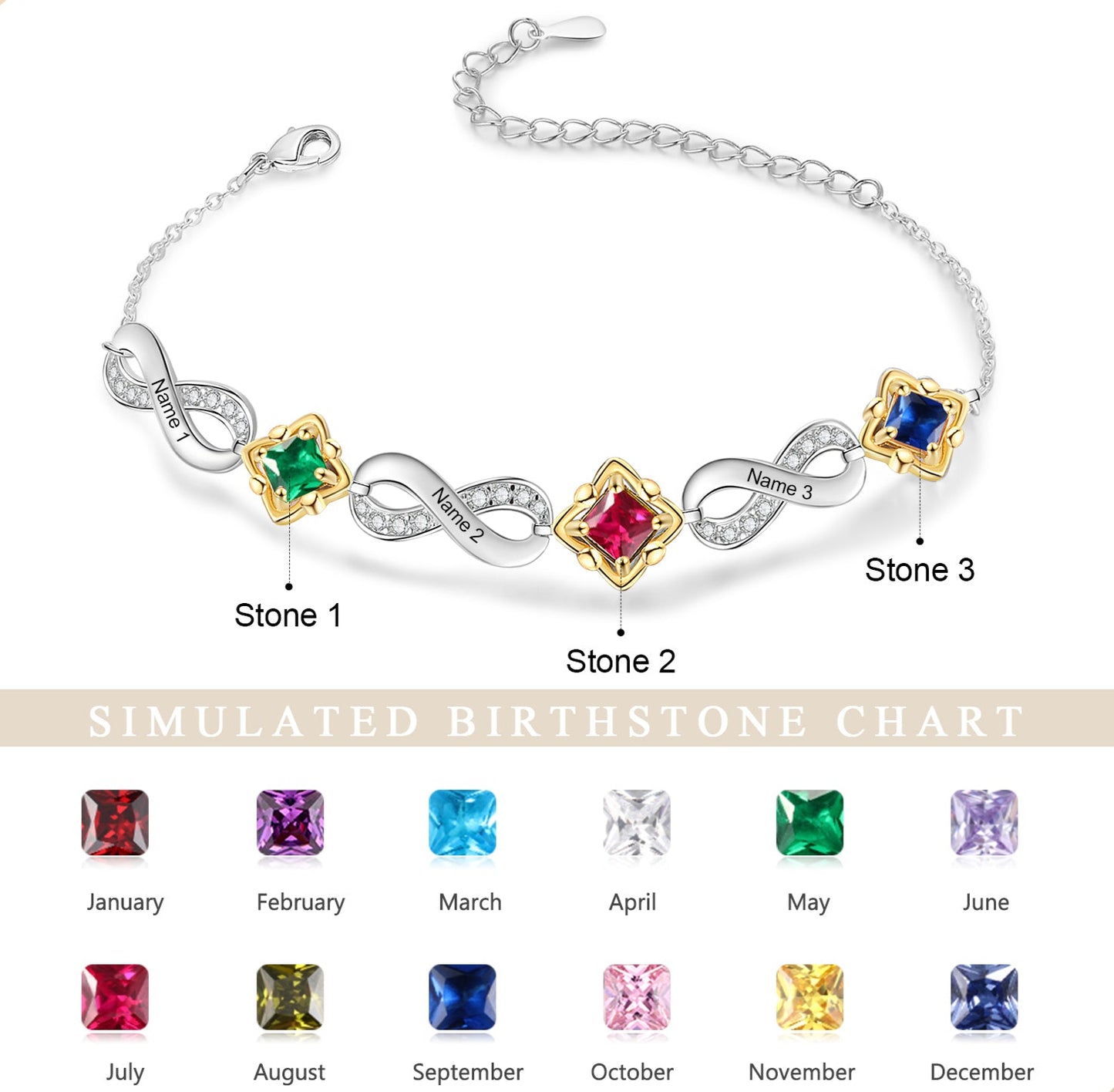 Diamond Birthstone Bracelet