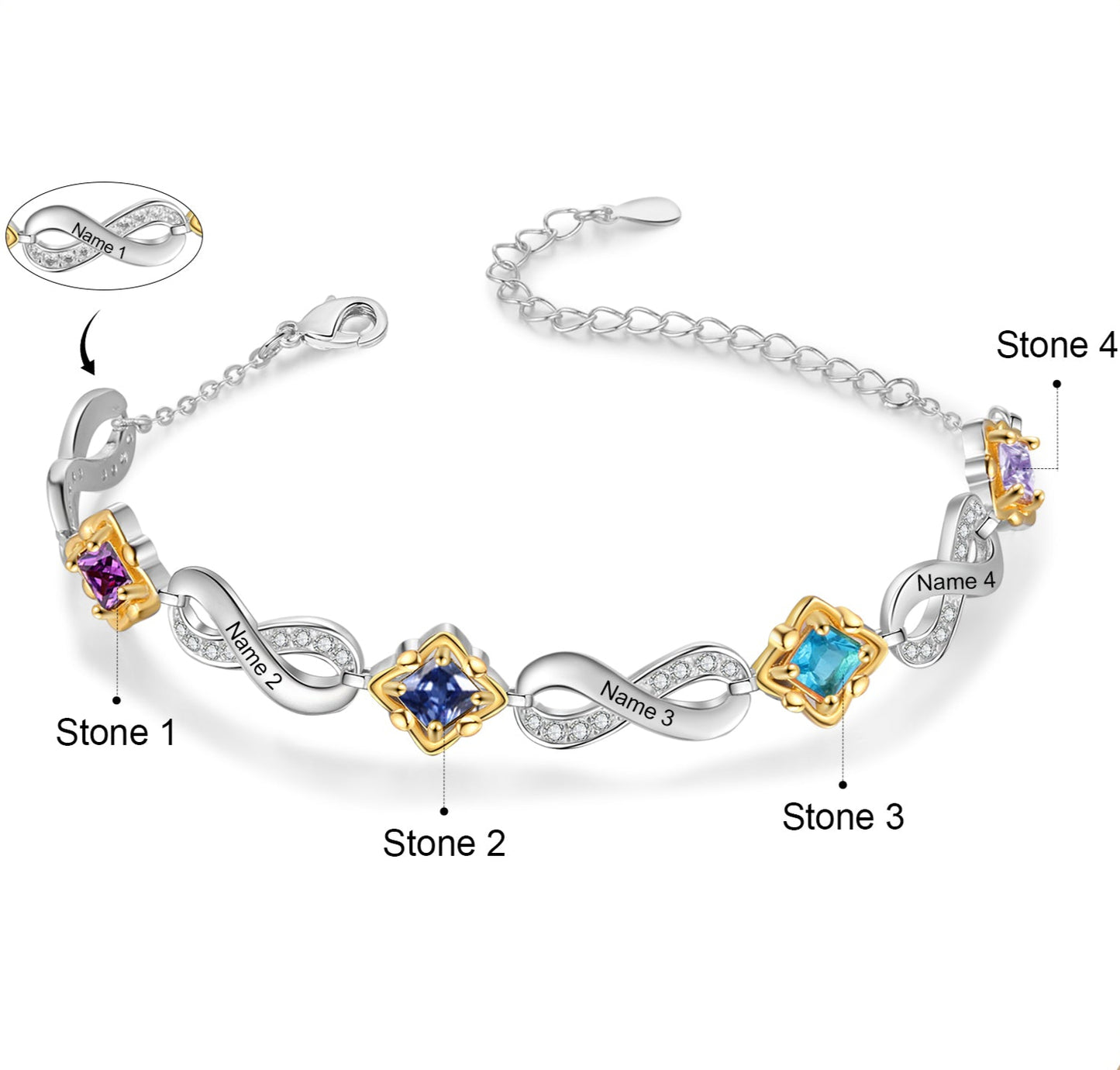 Diamond Birthstone Bracelet