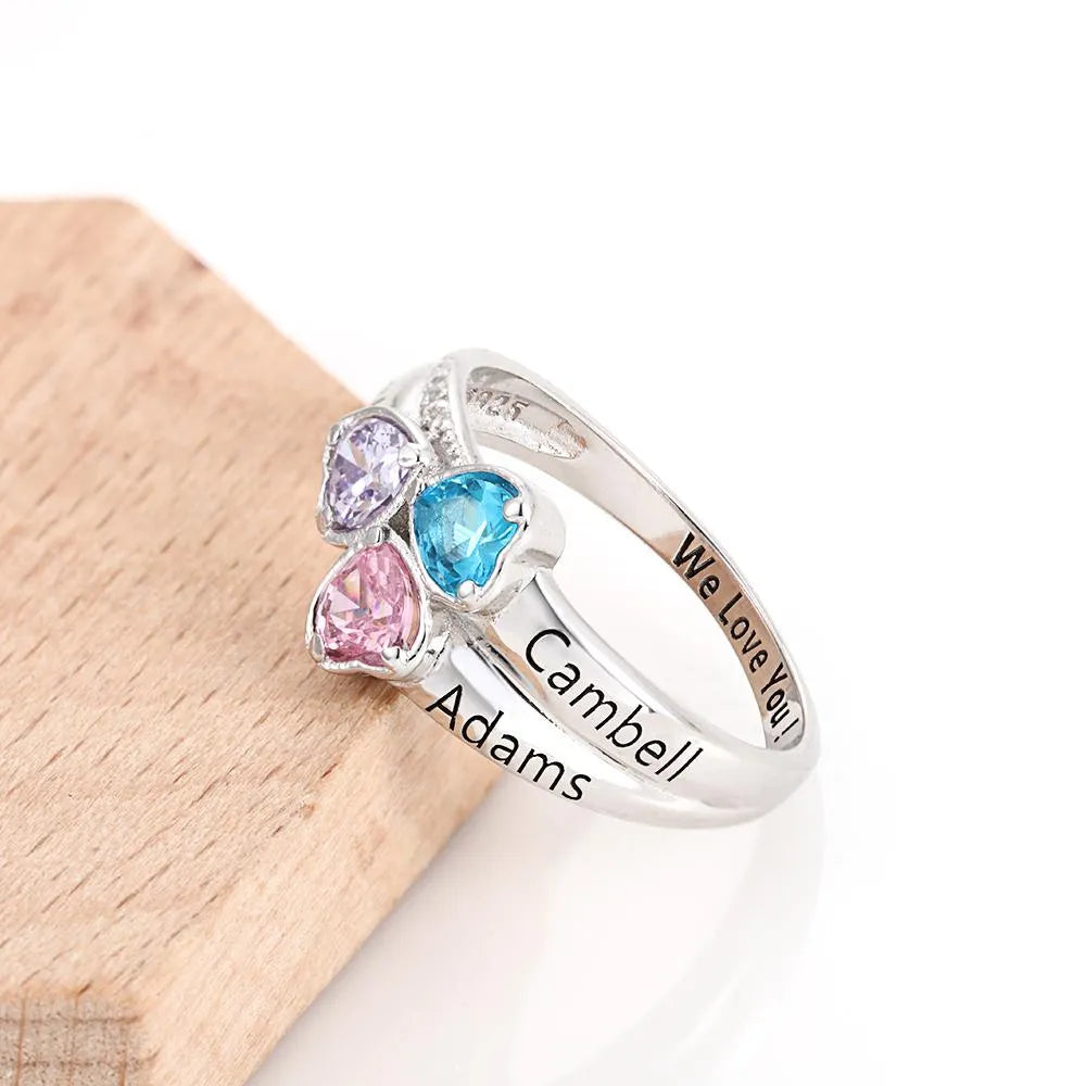 Birthstone Ring Trio