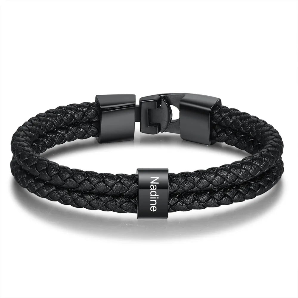Name Bracelet - Black