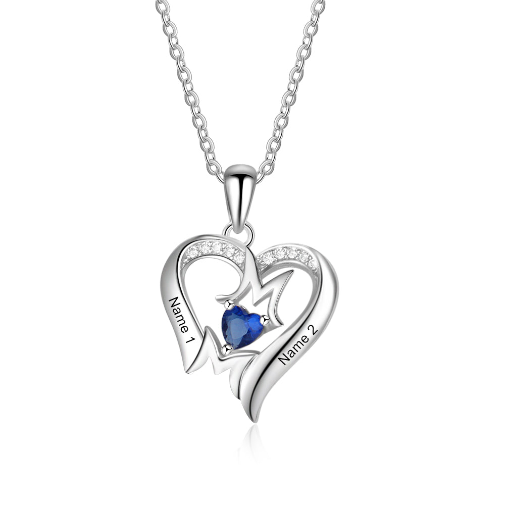 MOM Heart Necklace