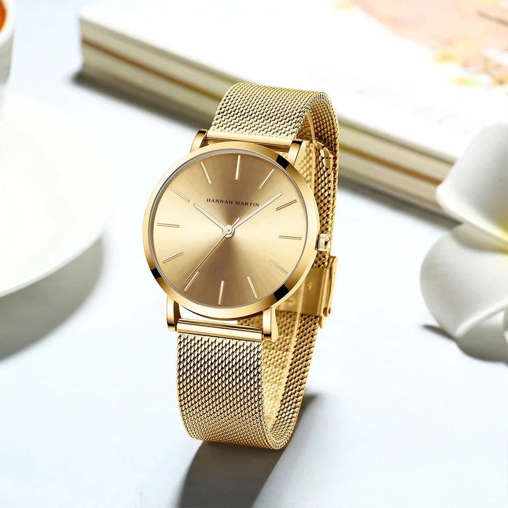 Rose Gold Luxury Quartz Watch