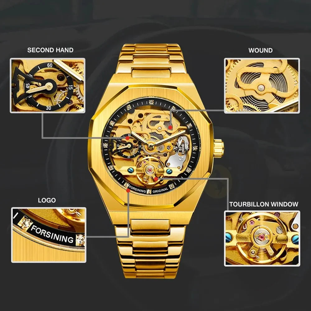 Forsining Luxury Skeleton Watch