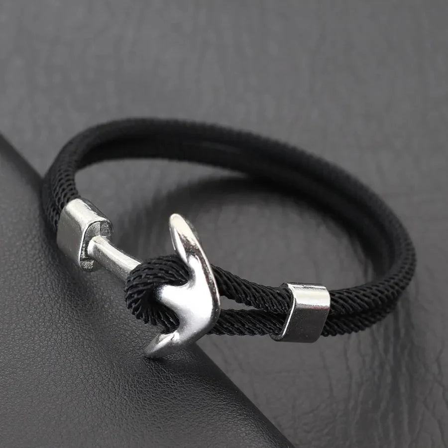 Anchor Milan Rope Bracelet For Men